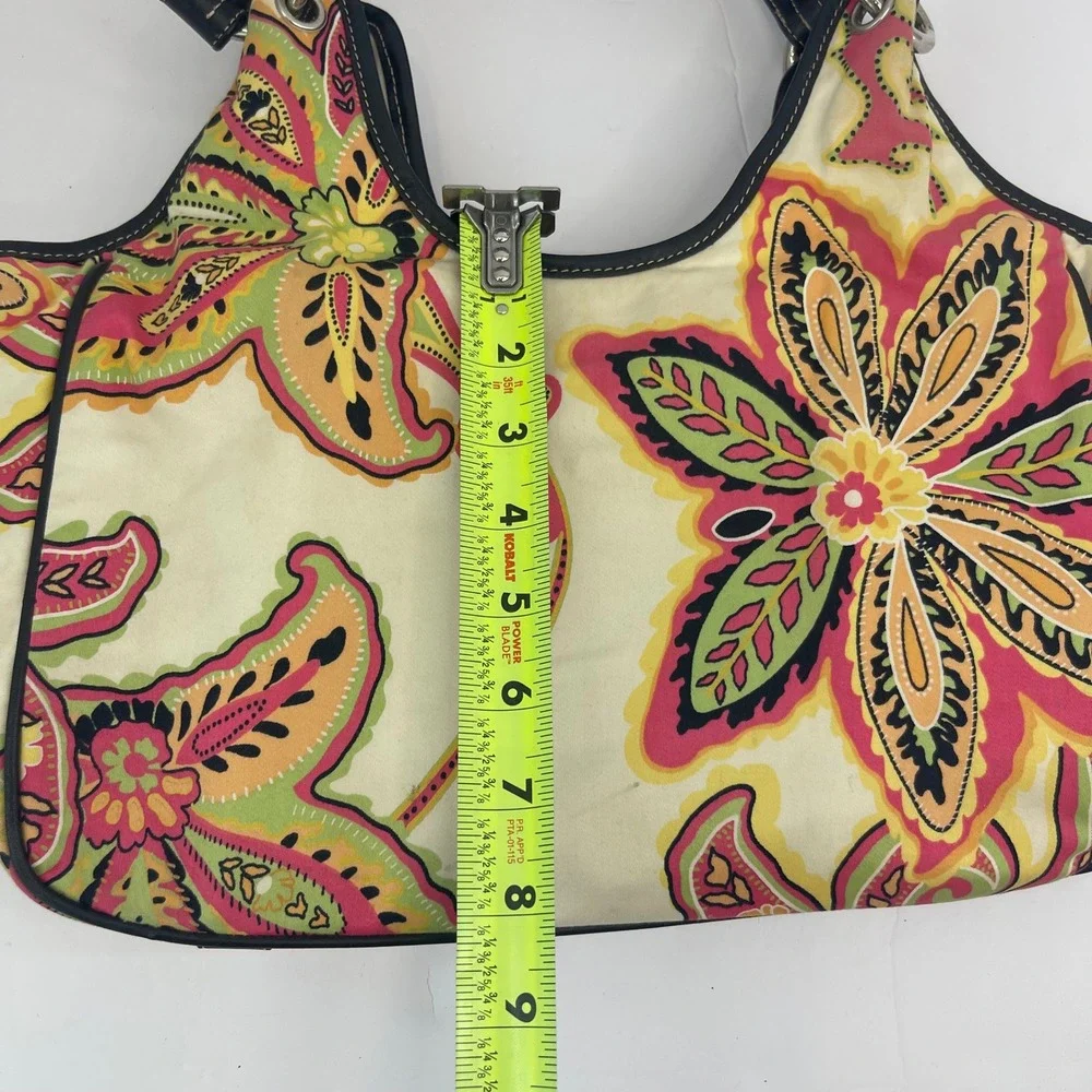 Floral Shoulder Bag‎ Y2K Resort Lilly Pulitzer Style Paris Hilton Bright Purse